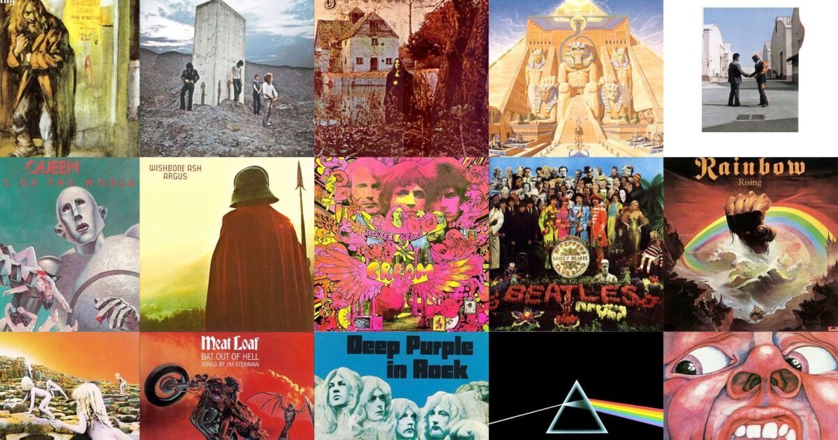 The Art of Rock Music Album Covers